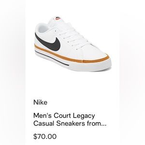 New in the Box. Price cannot be any lower. Final. Nike White and Black Canvas